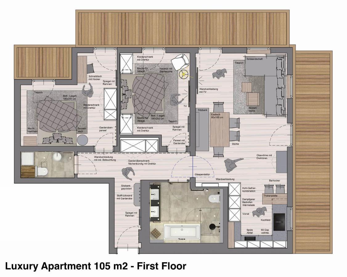 Luxury Apartments "R6 Tegernsee" Bad Wiessee Luaran gambar